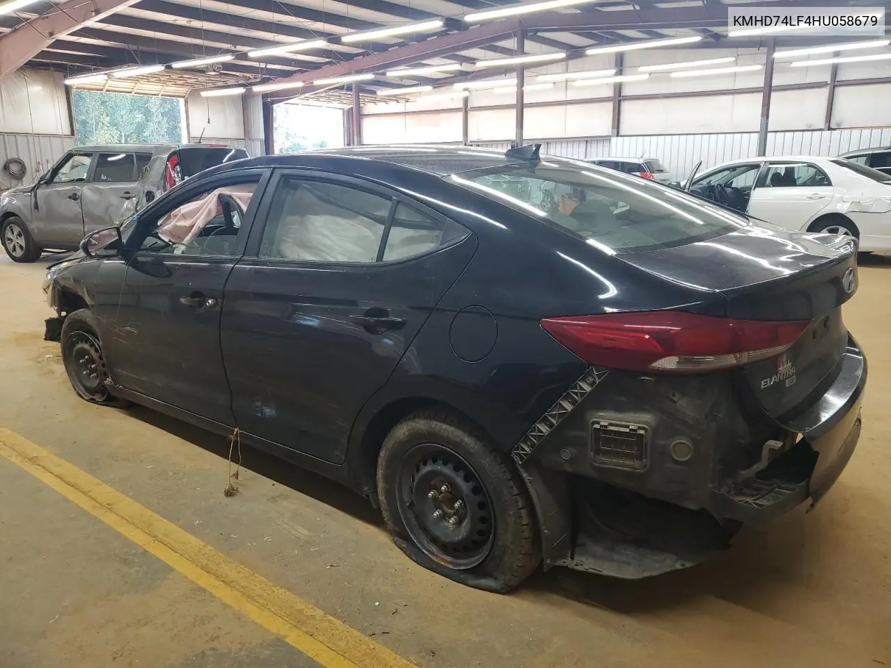 KMHD74LF4HU058679 2017 Hyundai Elantra Se