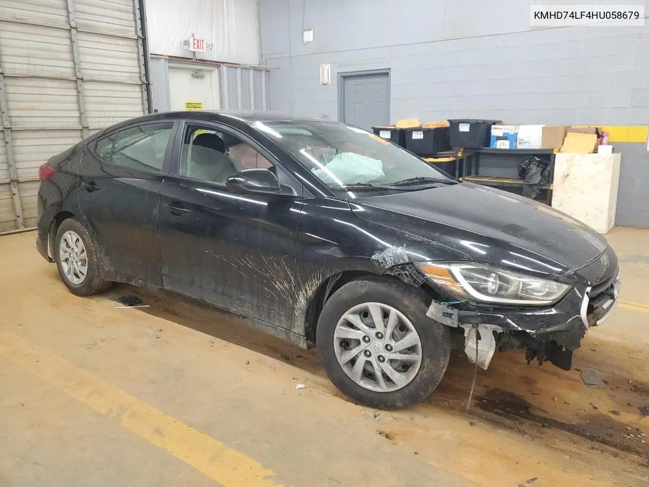 KMHD74LF4HU058679 2017 Hyundai Elantra Se