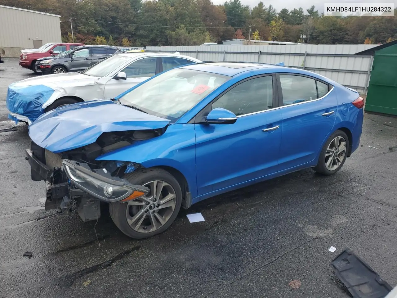 KMHD84LF1HU284322 2017 Hyundai Elantra Se