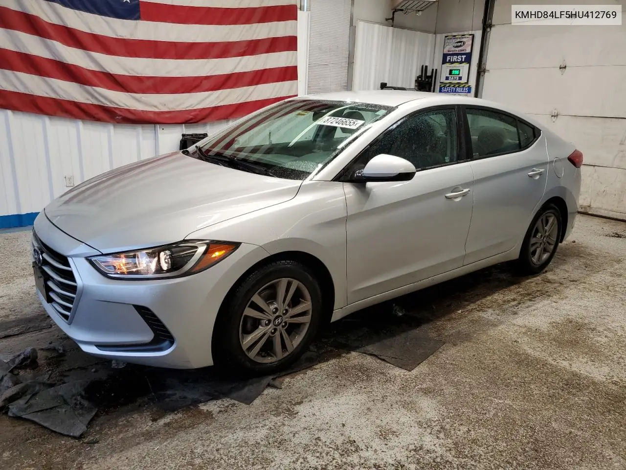 KMHD84LF5HU412769 2017 Hyundai Elantra Se