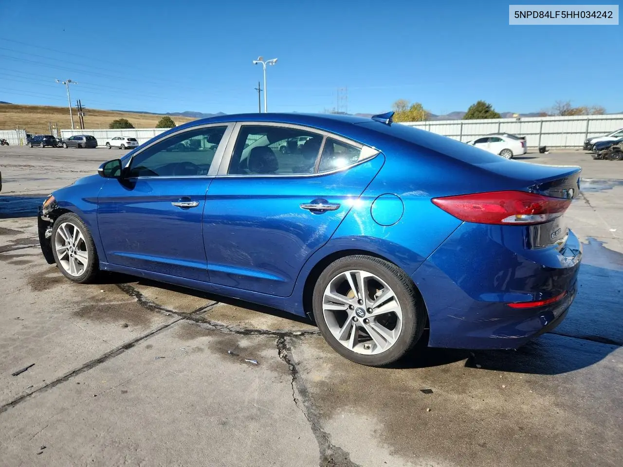 5NPD84LF5HH034242 2017 Hyundai Elantra Se