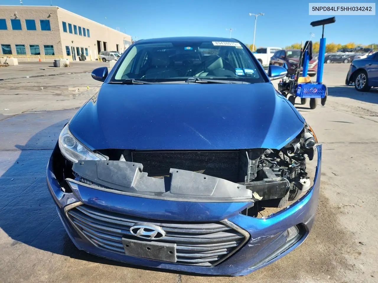 5NPD84LF5HH034242 2017 Hyundai Elantra Se