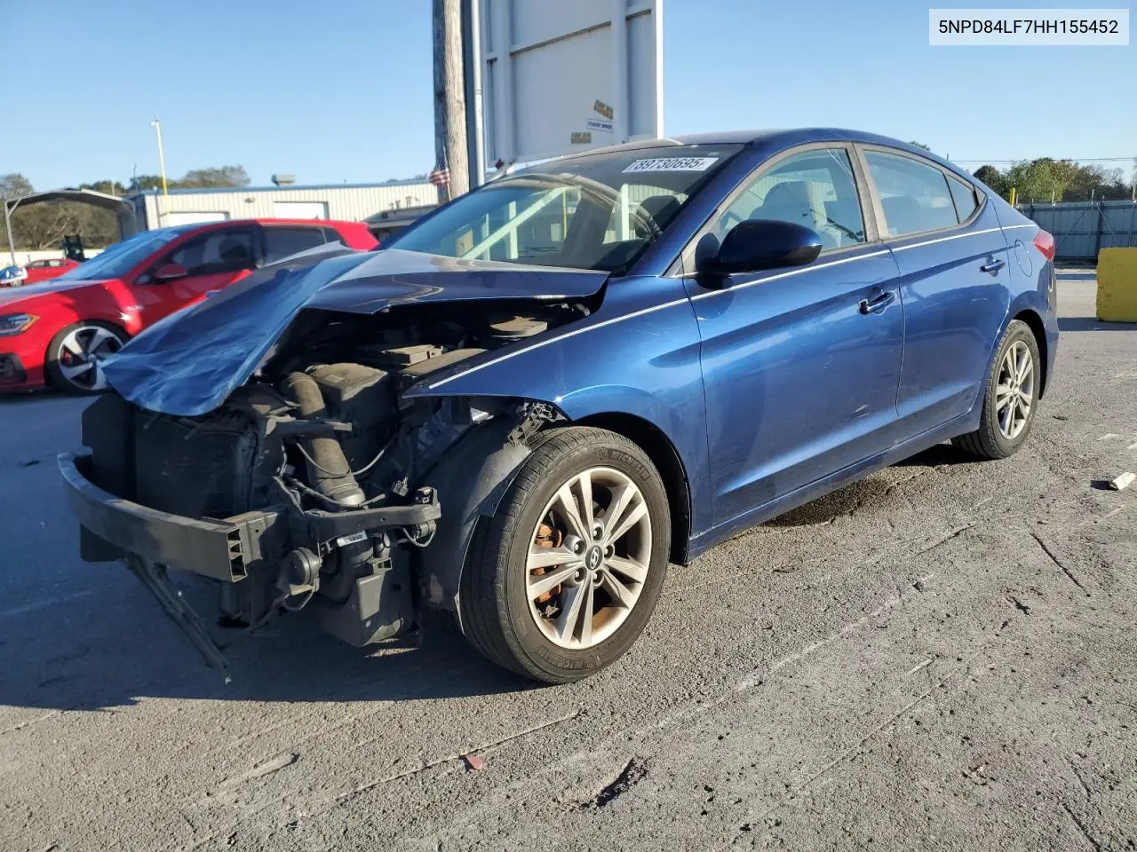 5NPD84LF7HH155452 2017 Hyundai Elantra Se