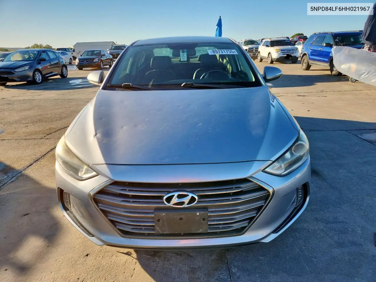 5NPD84LF6HH021967 2017 Hyundai Elantra Se