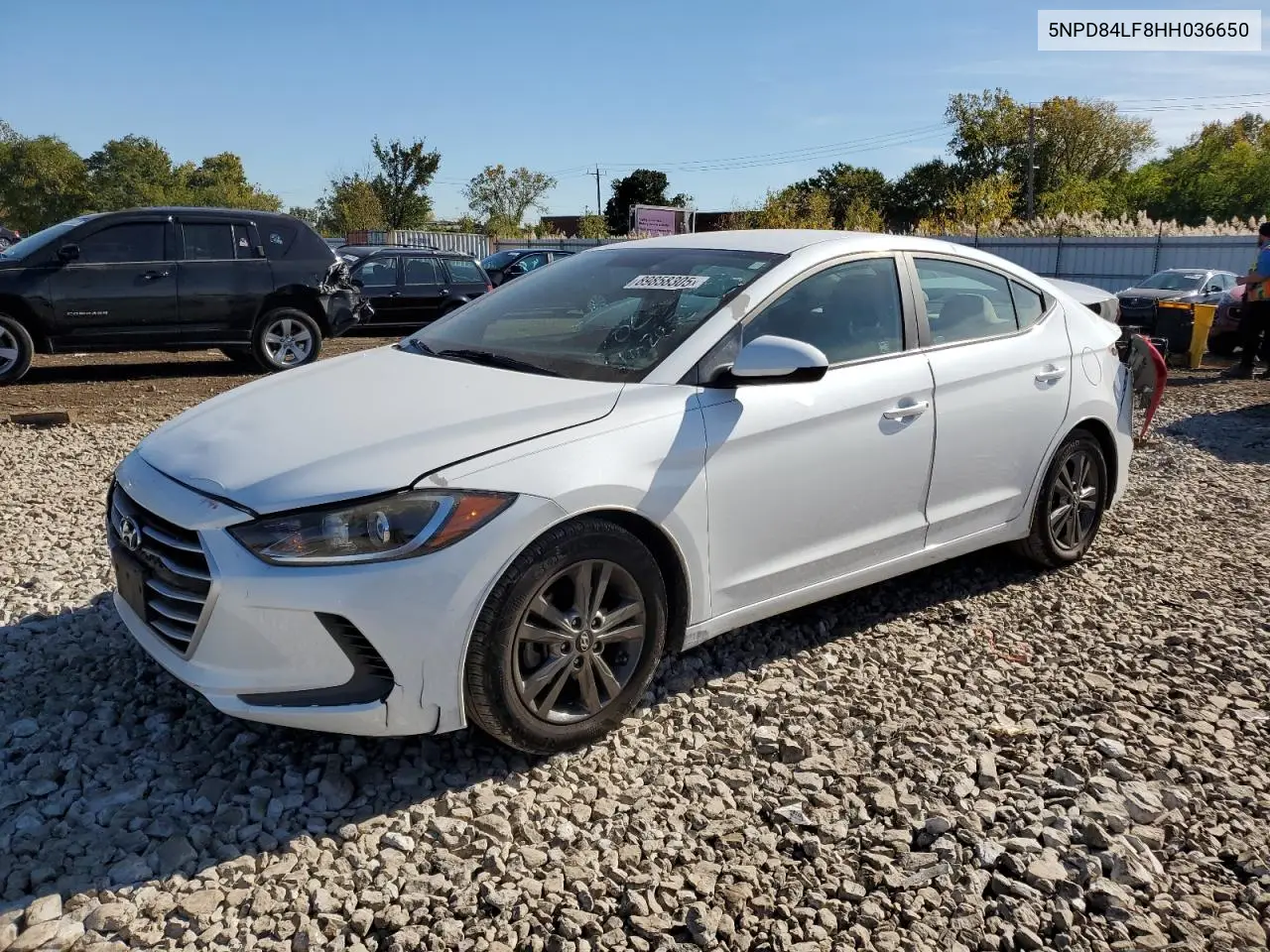 5NPD84LF8HH036650 2017 Hyundai Elantra Se