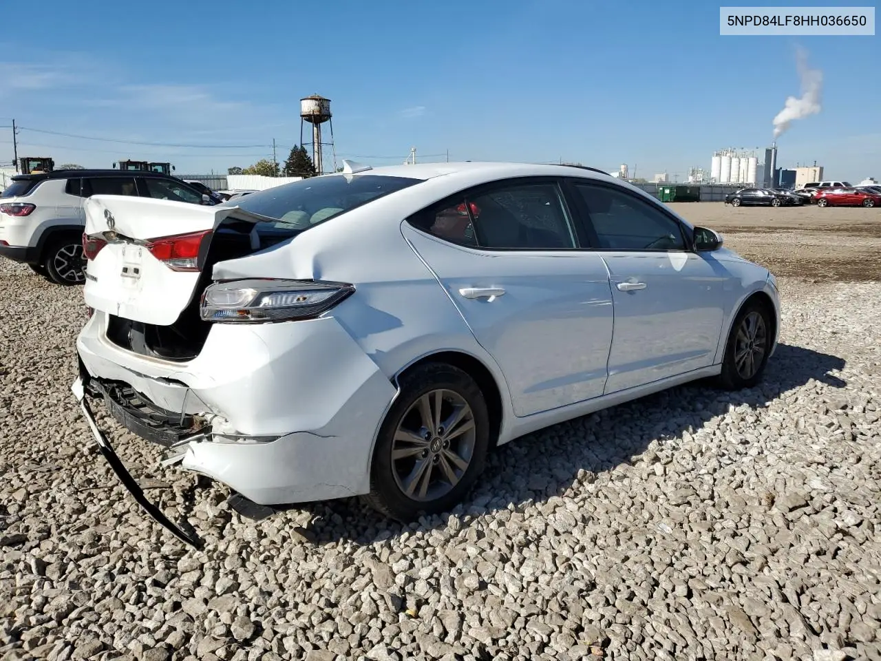 5NPD84LF8HH036650 2017 Hyundai Elantra Se