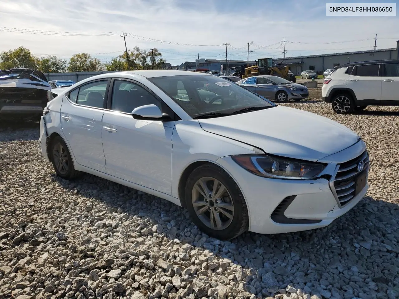 5NPD84LF8HH036650 2017 Hyundai Elantra Se