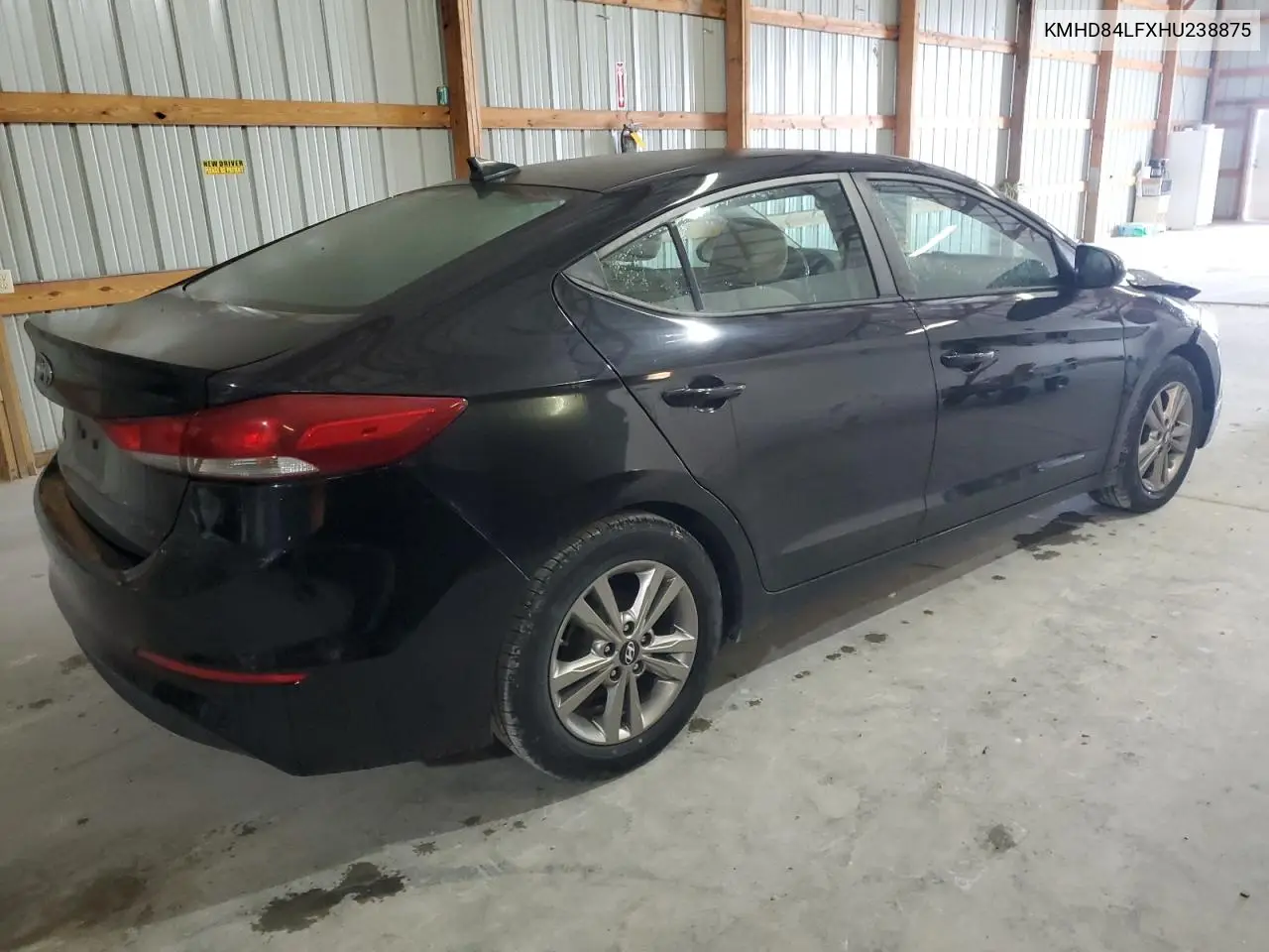 KMHD84LFXHU238875 2017 Hyundai Elantra Se
