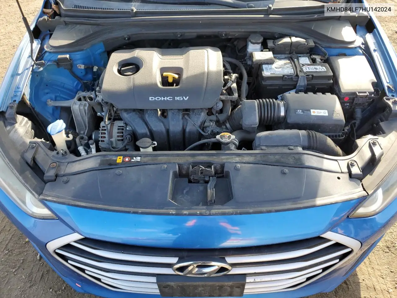 KMHD84LF7HU142024 2017 Hyundai Elantra Se