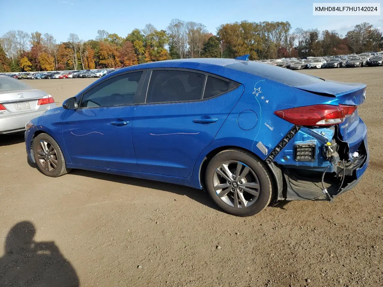 KMHD84LF7HU142024 2017 Hyundai Elantra Se