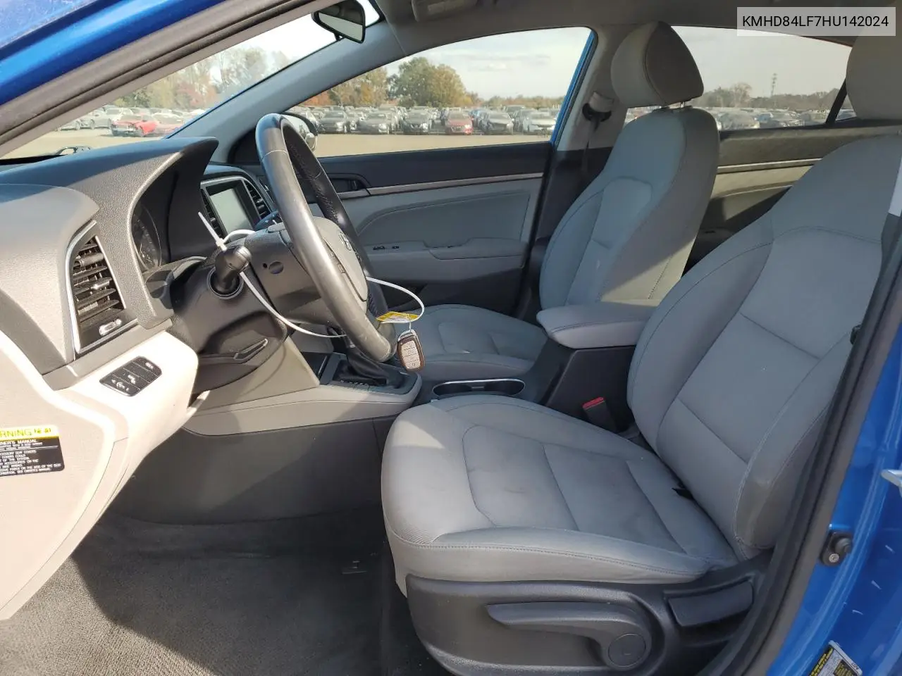 KMHD84LF7HU142024 2017 Hyundai Elantra Se