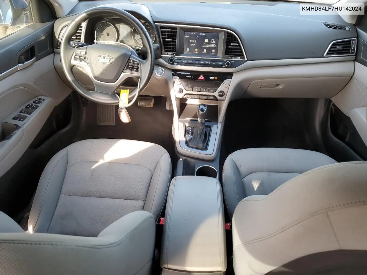 KMHD84LF7HU142024 2017 Hyundai Elantra Se