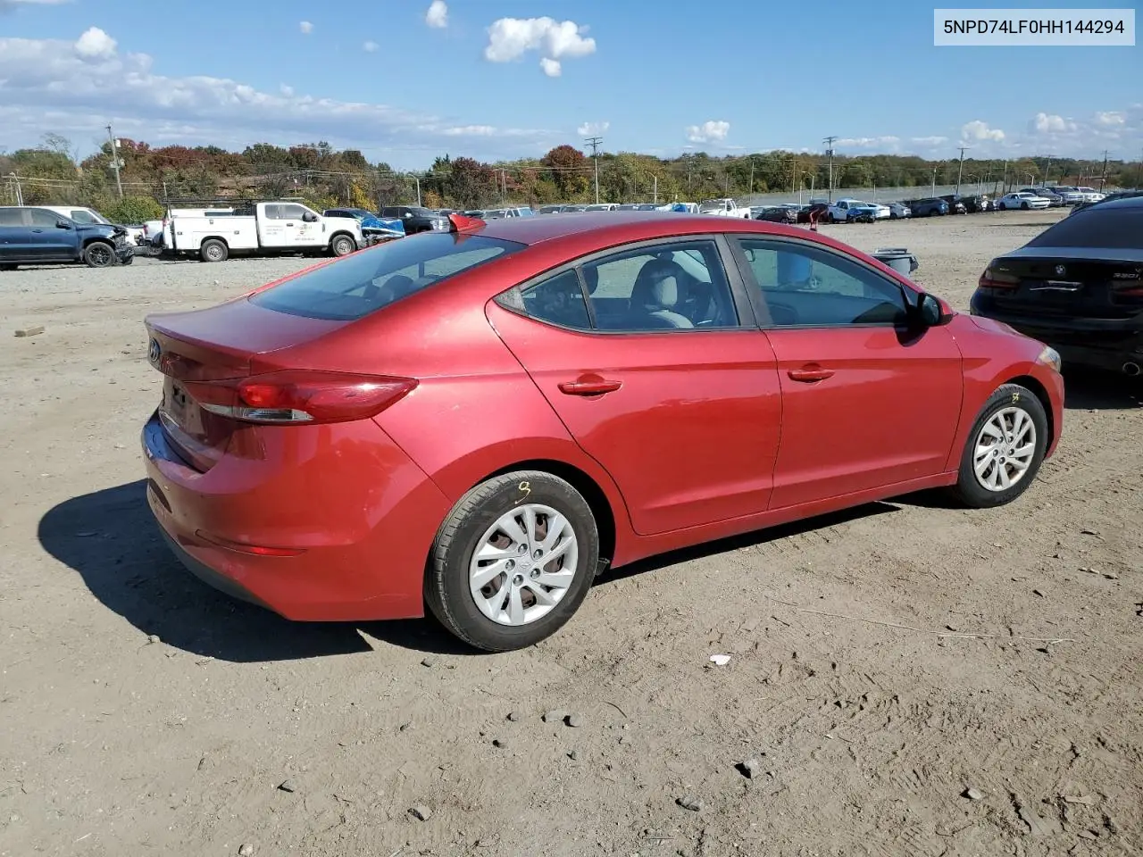 5NPD74LF0HH144294 2017 Hyundai Elantra Se