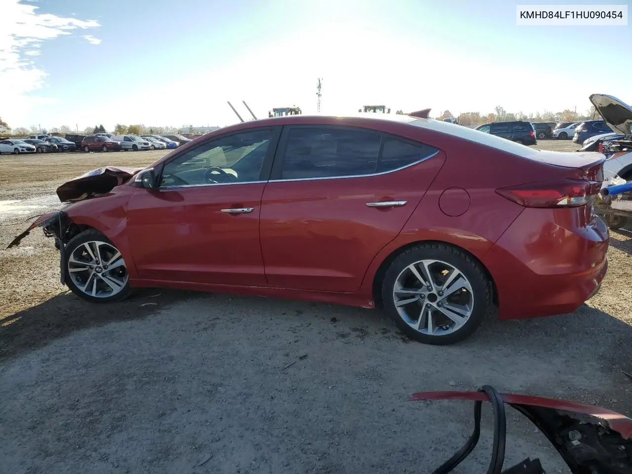 KMHD84LF1HU090454 2017 Hyundai Elantra Se