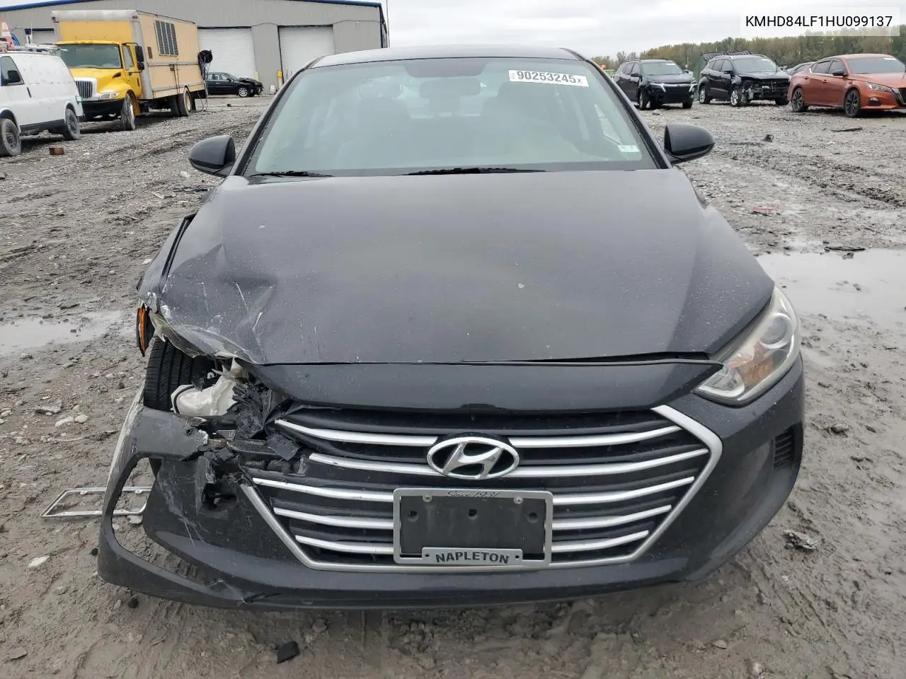 KMHD84LF1HU099137 2017 Hyundai Elantra Se