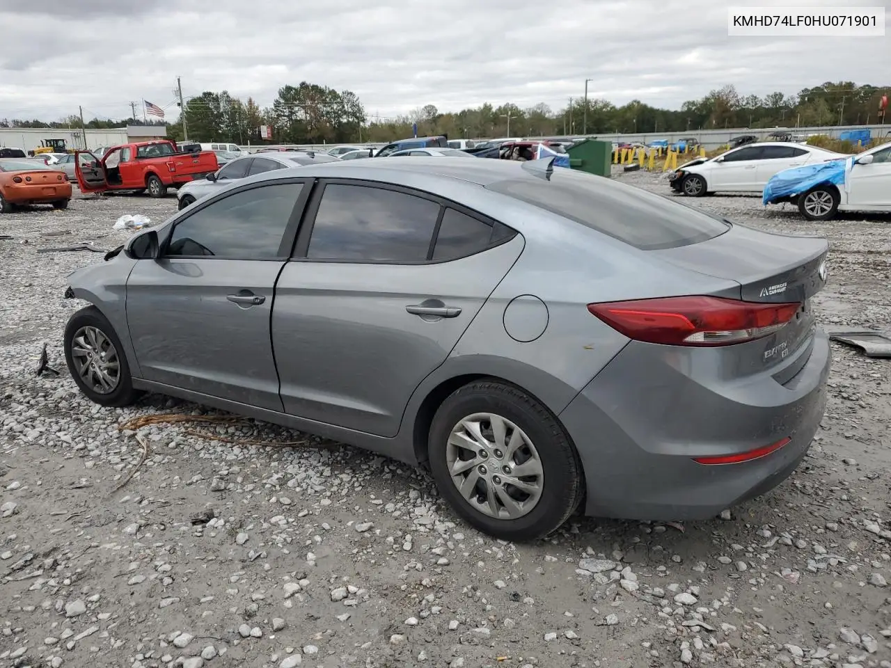 KMHD74LF0HU071901 2017 Hyundai Elantra Se