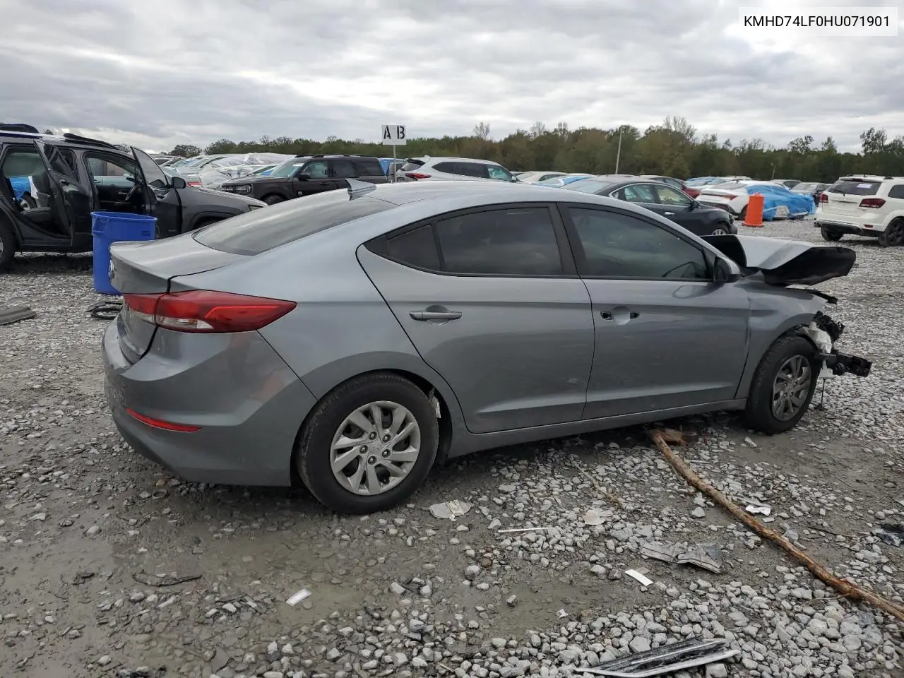 KMHD74LF0HU071901 2017 Hyundai Elantra Se