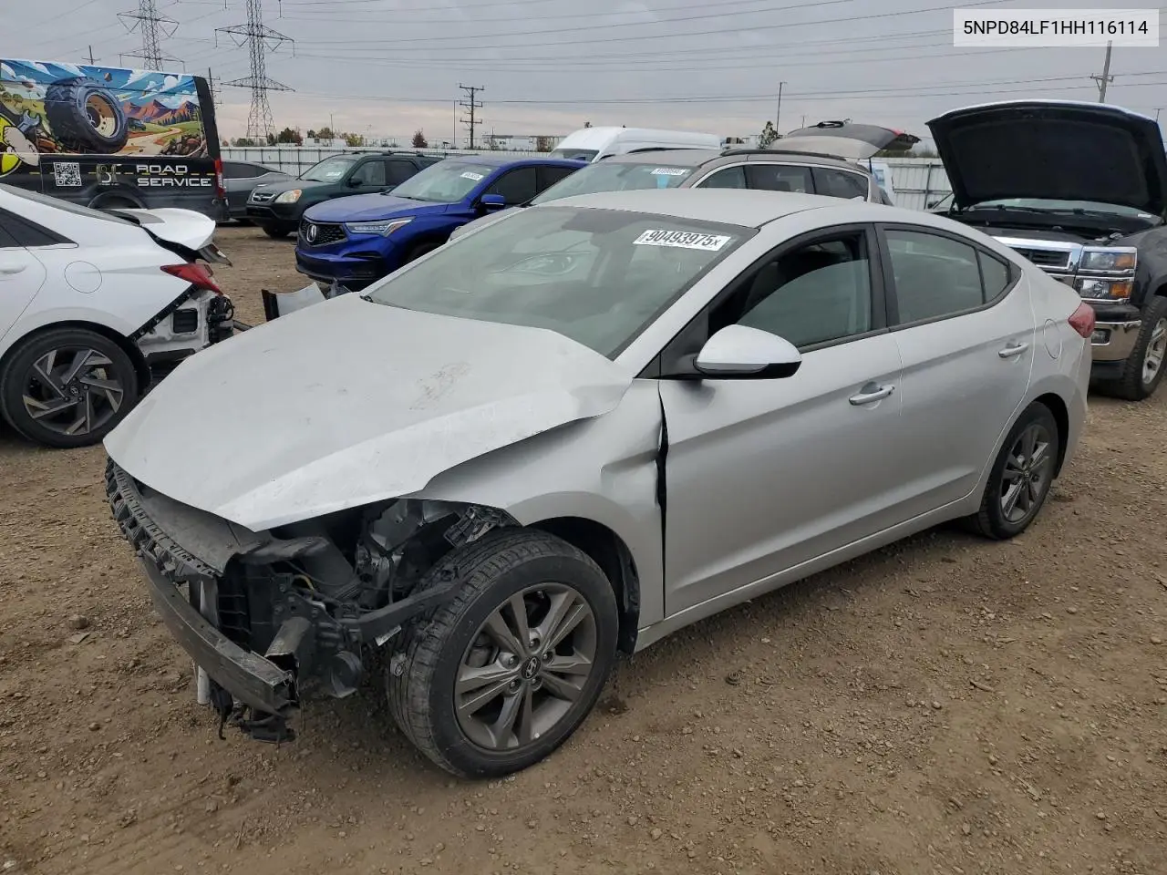 5NPD84LF1HH116114 2017 Hyundai Elantra Se