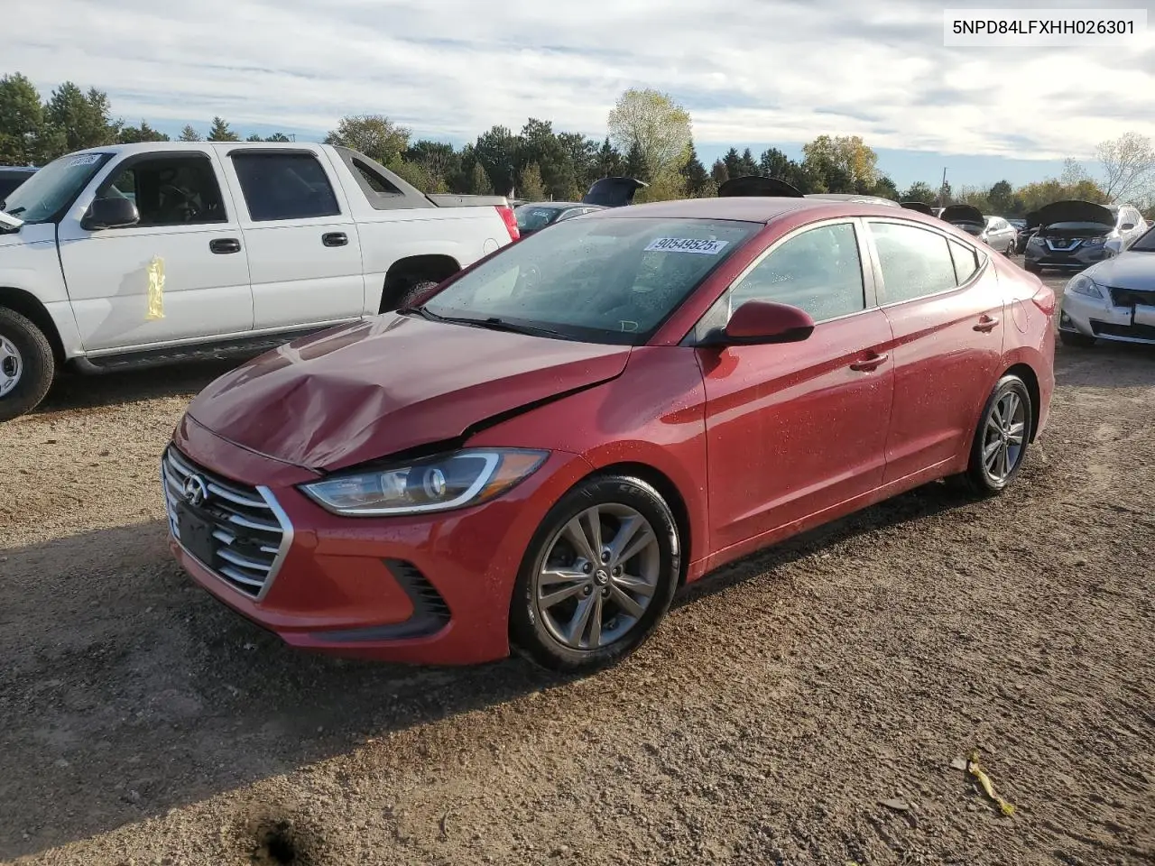 5NPD84LFXHH026301 2017 Hyundai Elantra Se