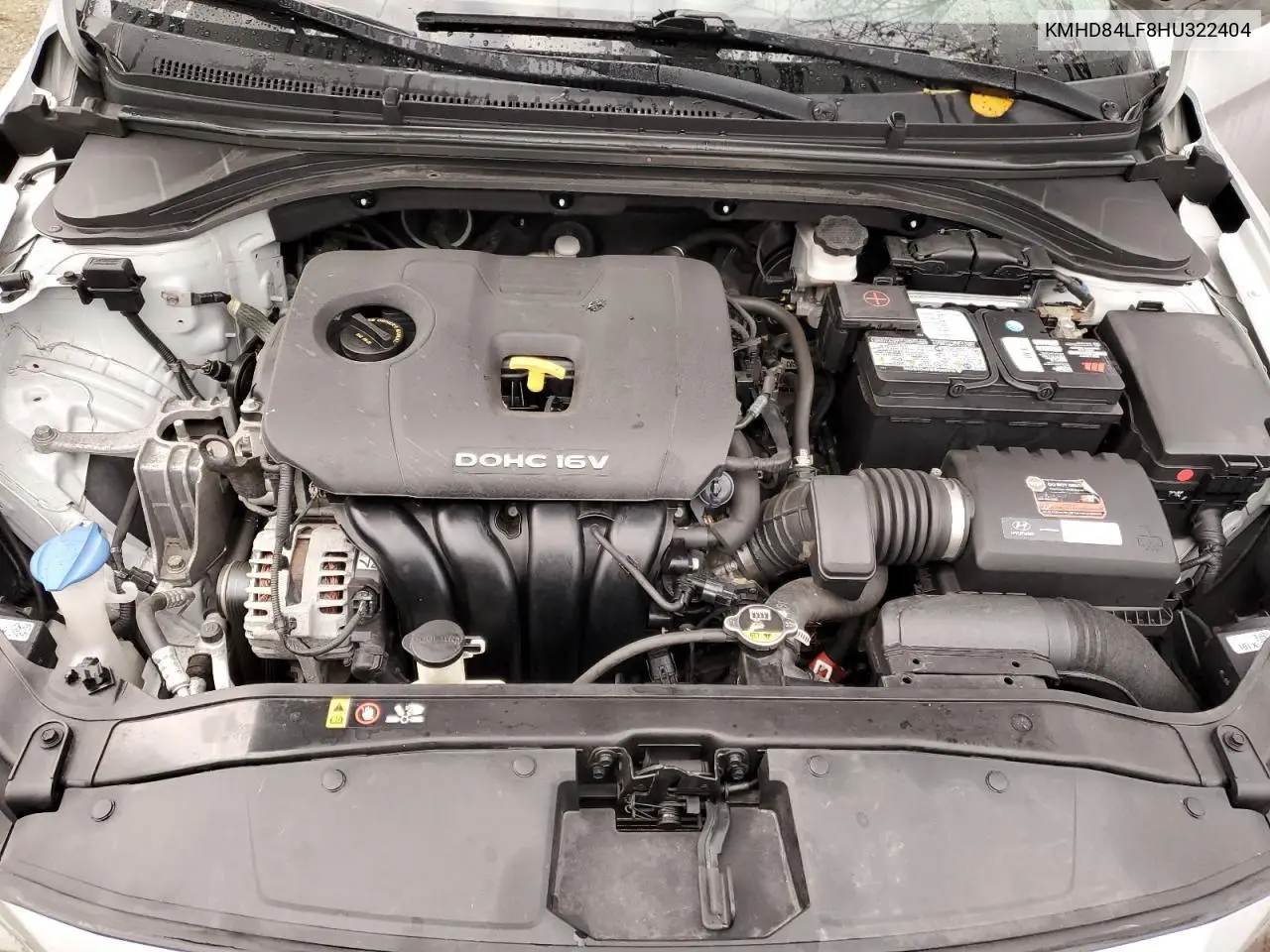 KMHD84LF8HU322404 2017 Hyundai Elantra Se