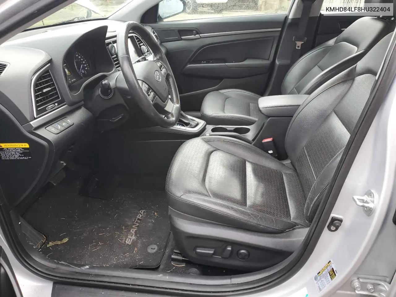 KMHD84LF8HU322404 2017 Hyundai Elantra Se