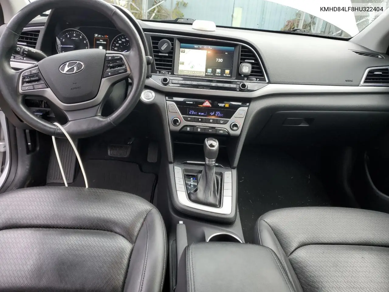 KMHD84LF8HU322404 2017 Hyundai Elantra Se