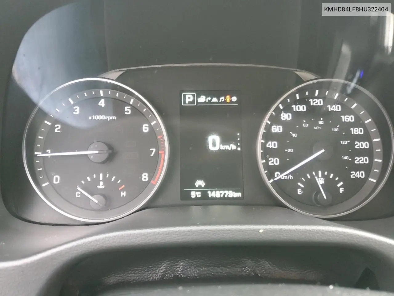 KMHD84LF8HU322404 2017 Hyundai Elantra Se