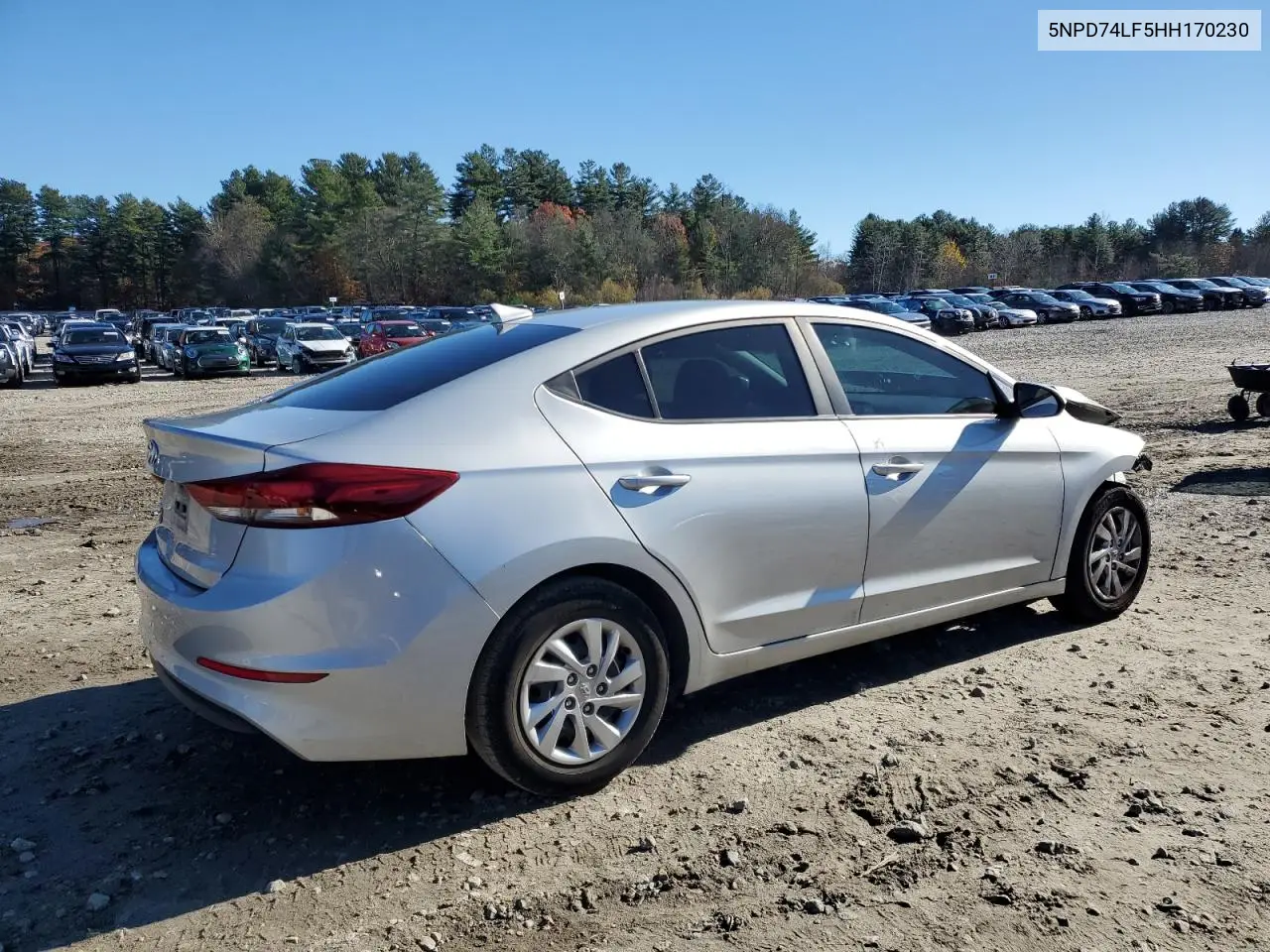 5NPD74LF5HH170230 2017 Hyundai Elantra Se