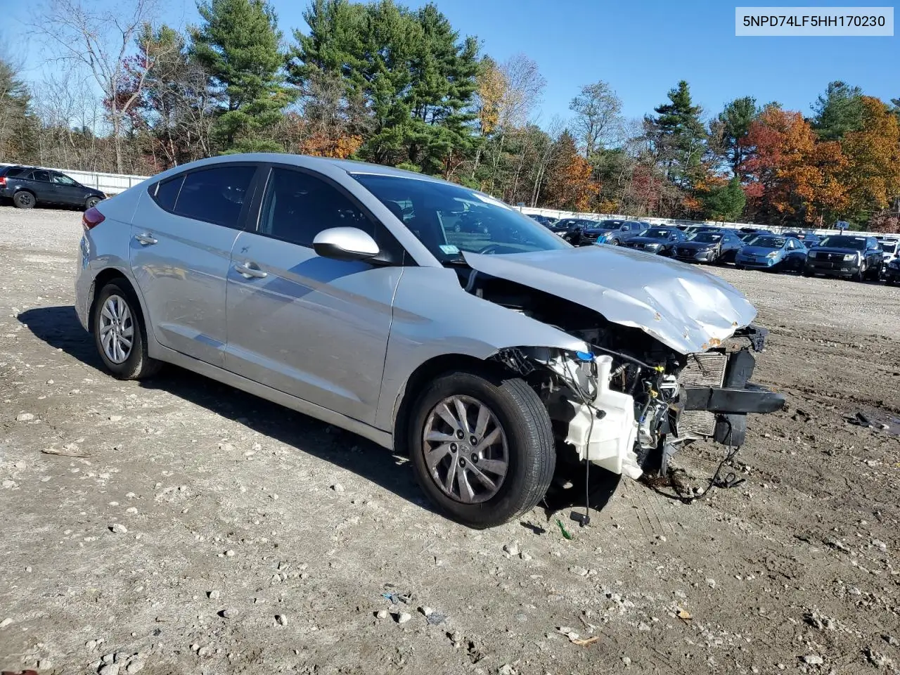 5NPD74LF5HH170230 2017 Hyundai Elantra Se