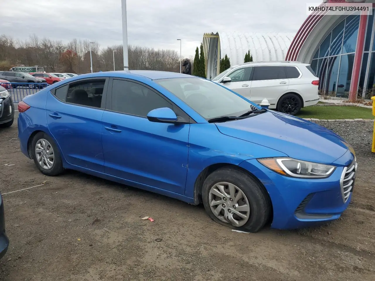 KMHD74LF0HU394491 2017 Hyundai Elantra Se
