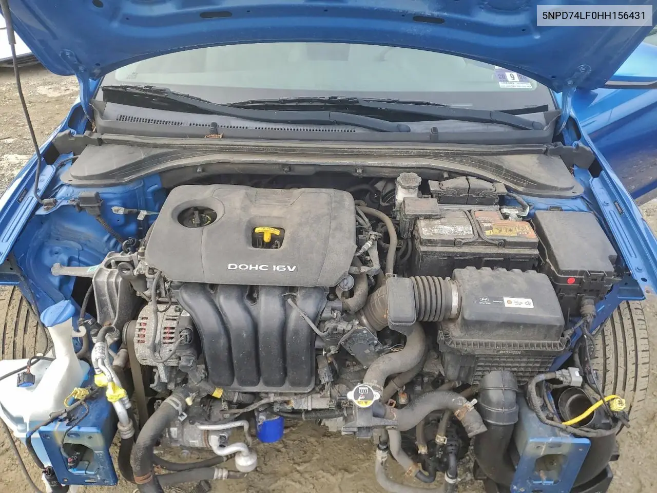 5NPD74LF0HH156431 2017 Hyundai Elantra Se
