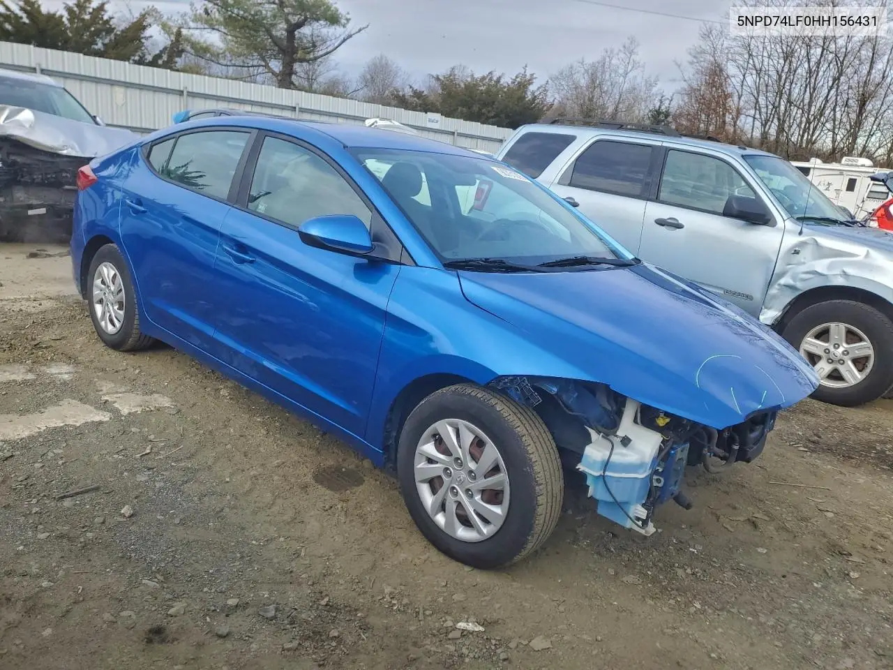 5NPD74LF0HH156431 2017 Hyundai Elantra Se