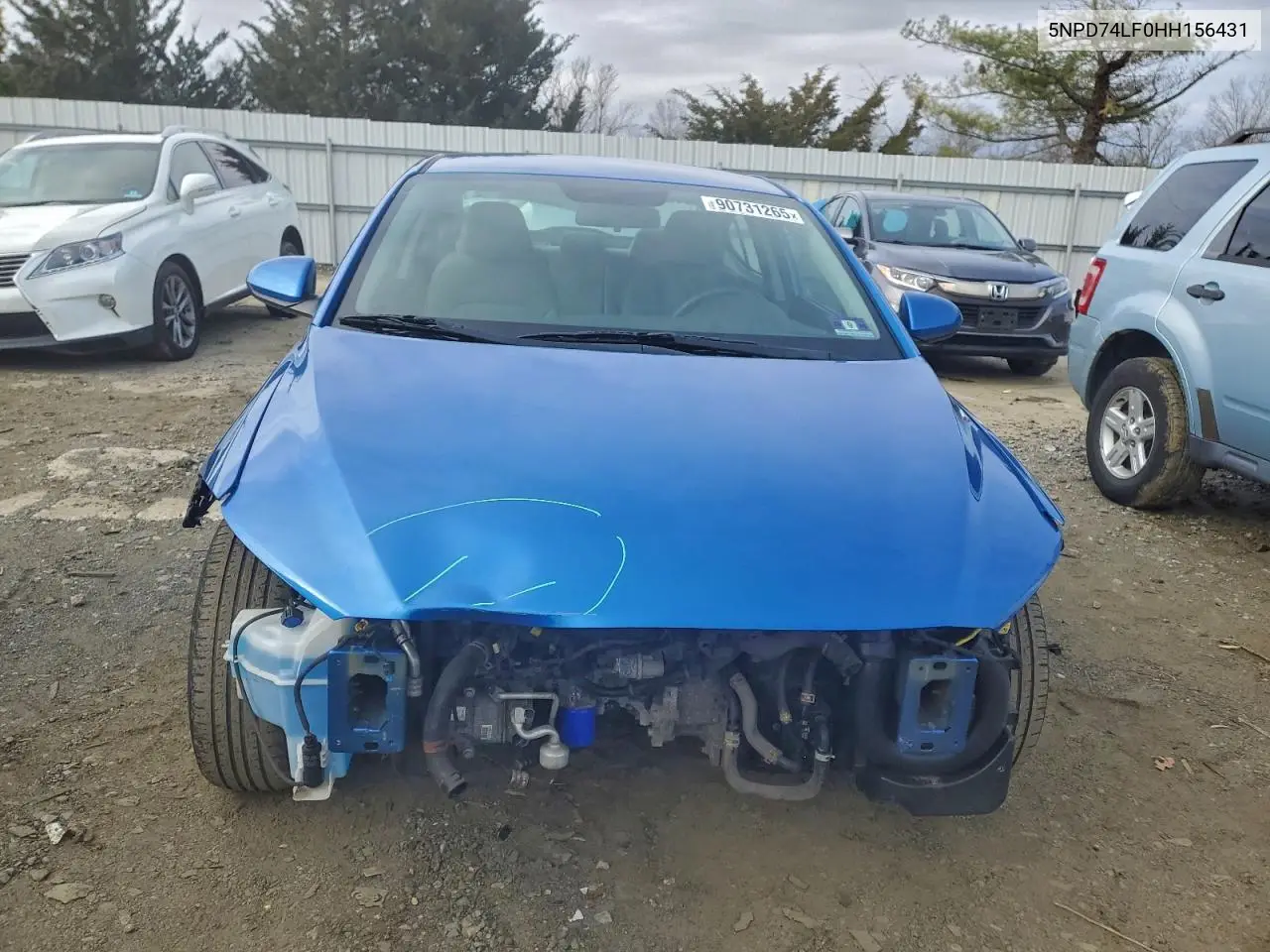 5NPD74LF0HH156431 2017 Hyundai Elantra Se