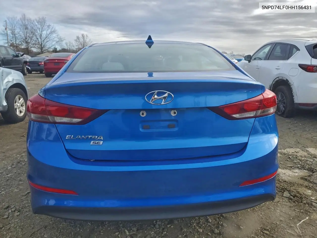 5NPD74LF0HH156431 2017 Hyundai Elantra Se