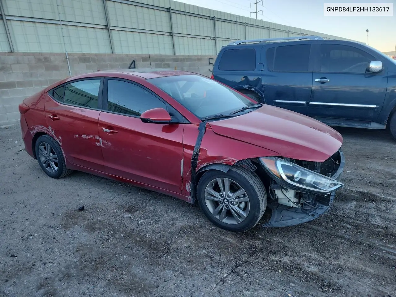 5NPD84LF2HH133617 2017 Hyundai Elantra Se