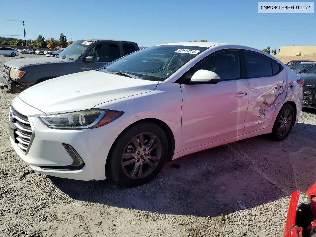5NPD84LF9HH011174 2017 Hyundai Elantra Se