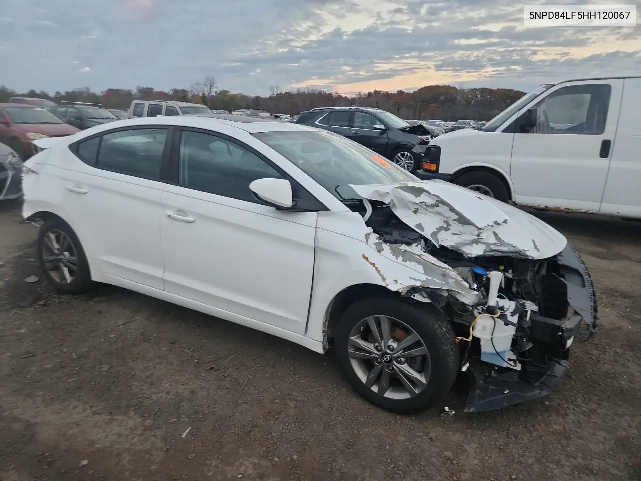 5NPD84LF5HH120067 2017 Hyundai Elantra Se