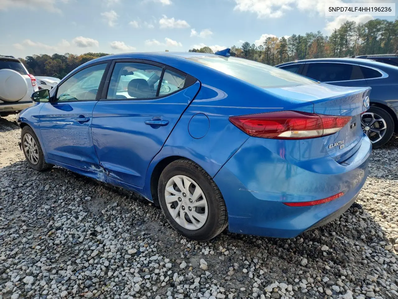 5NPD74LF4HH196236 2017 Hyundai Elantra Se