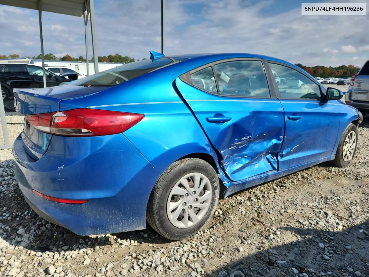 5NPD74LF4HH196236 2017 Hyundai Elantra Se