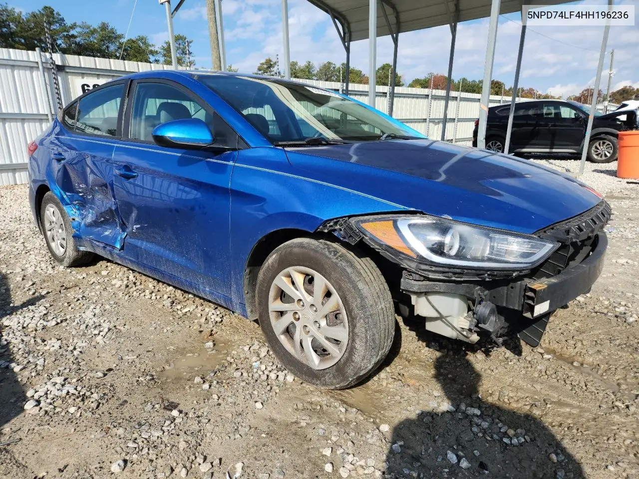 5NPD74LF4HH196236 2017 Hyundai Elantra Se
