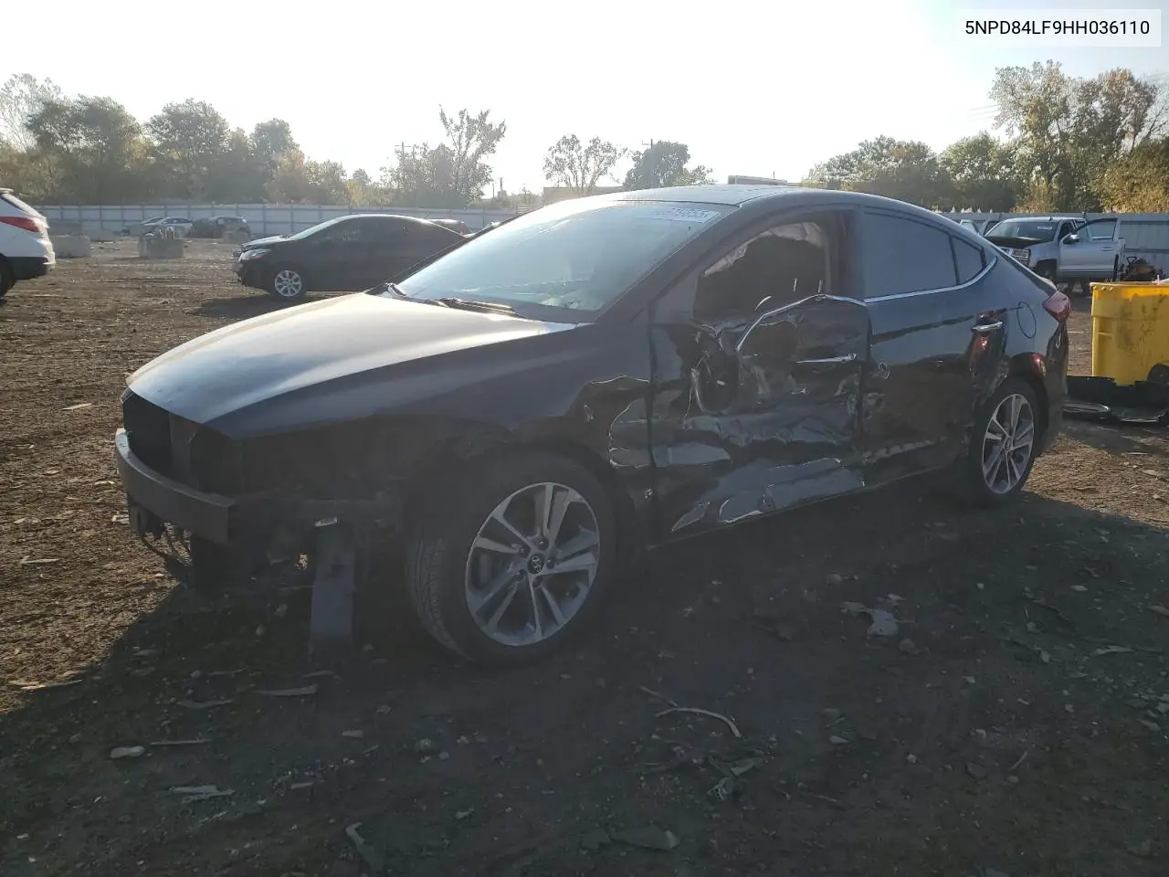 5NPD84LF9HH036110 2017 Hyundai Elantra Se