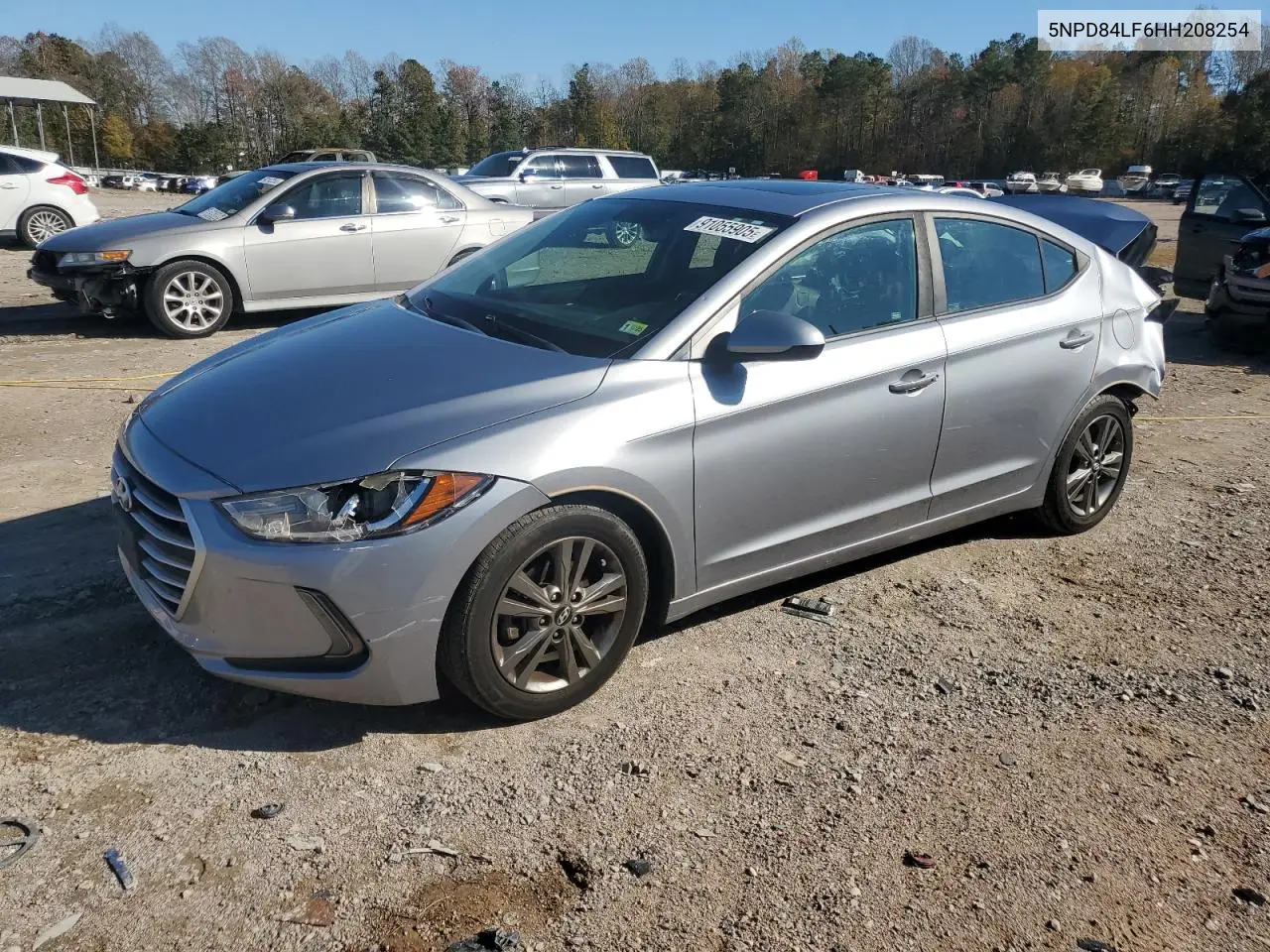 5NPD84LF6HH208254 2017 Hyundai Elantra Se