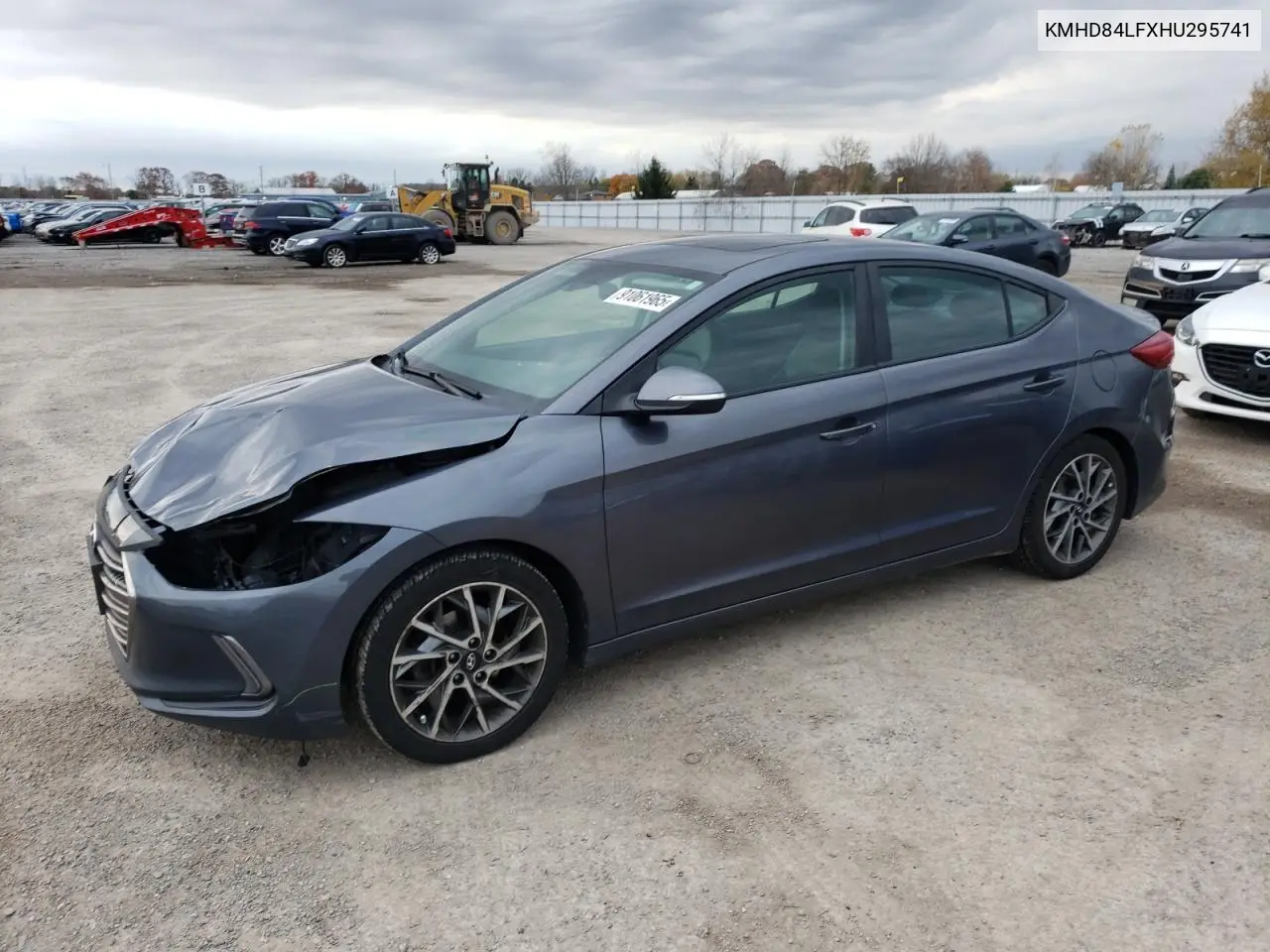 KMHD84LFXHU295741 2017 Hyundai Elantra Se