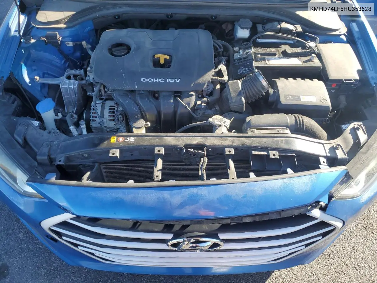 KMHD74LF5HU353628 2017 Hyundai Elantra Se