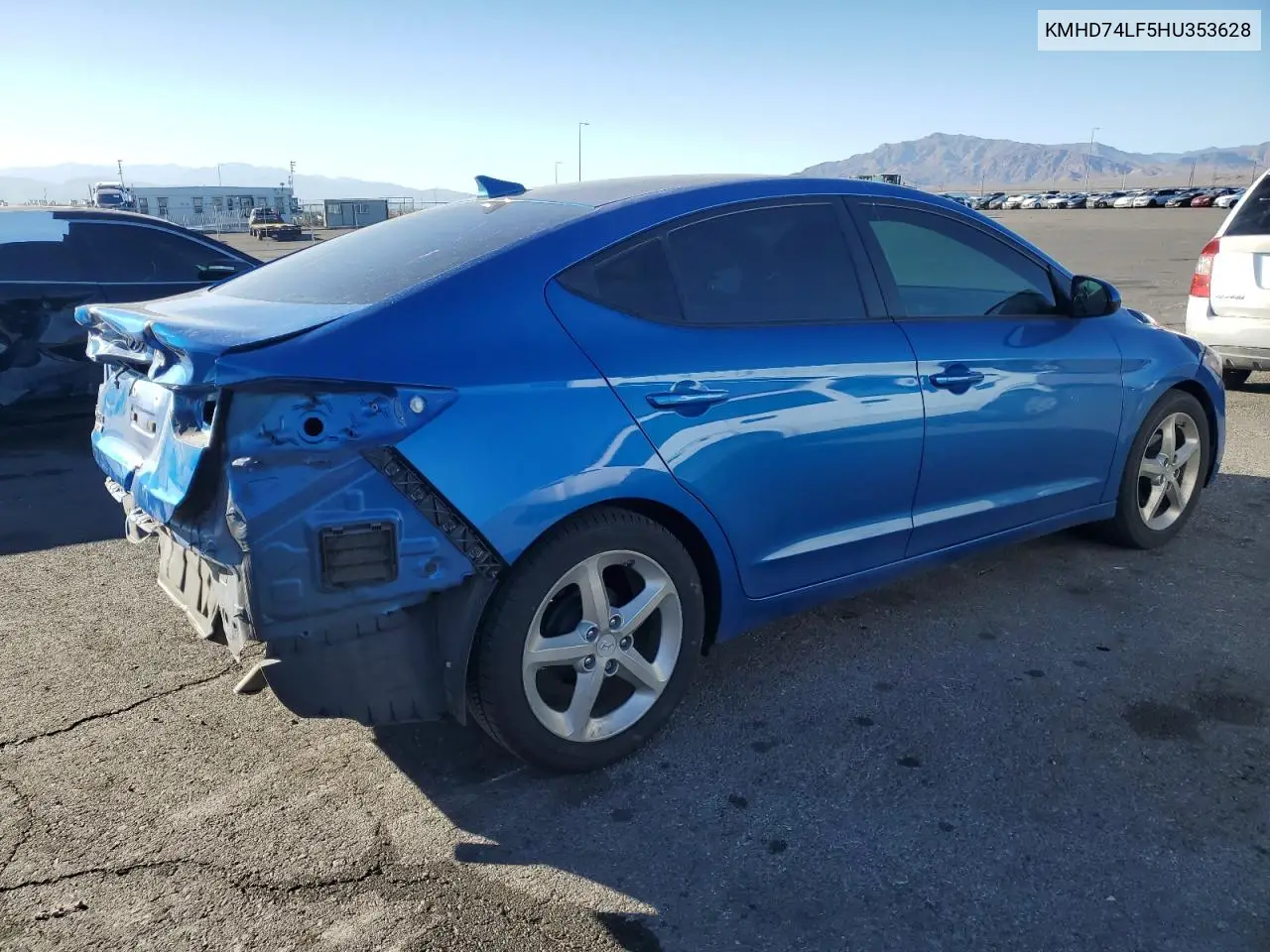 KMHD74LF5HU353628 2017 Hyundai Elantra Se