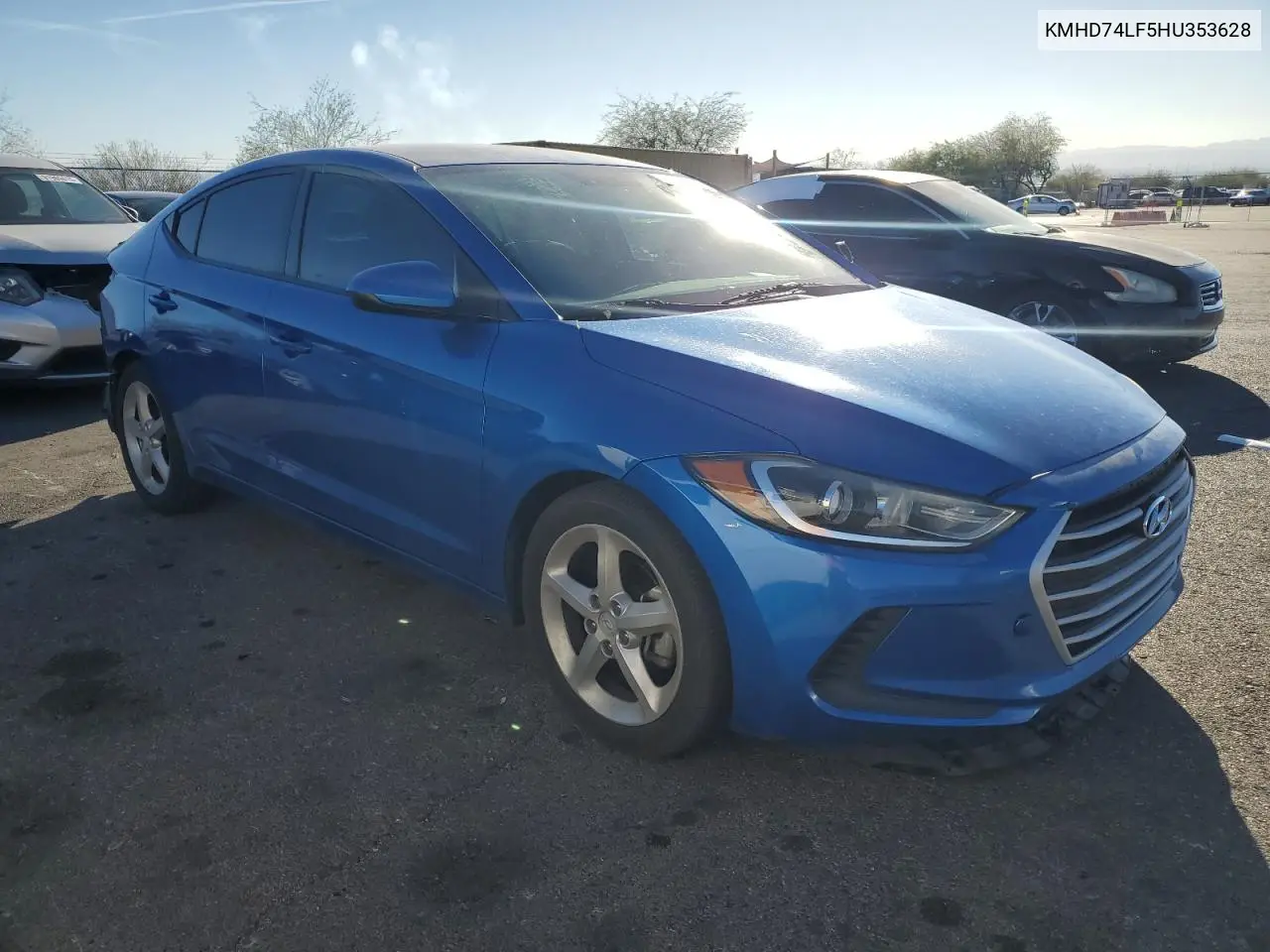 KMHD74LF5HU353628 2017 Hyundai Elantra Se