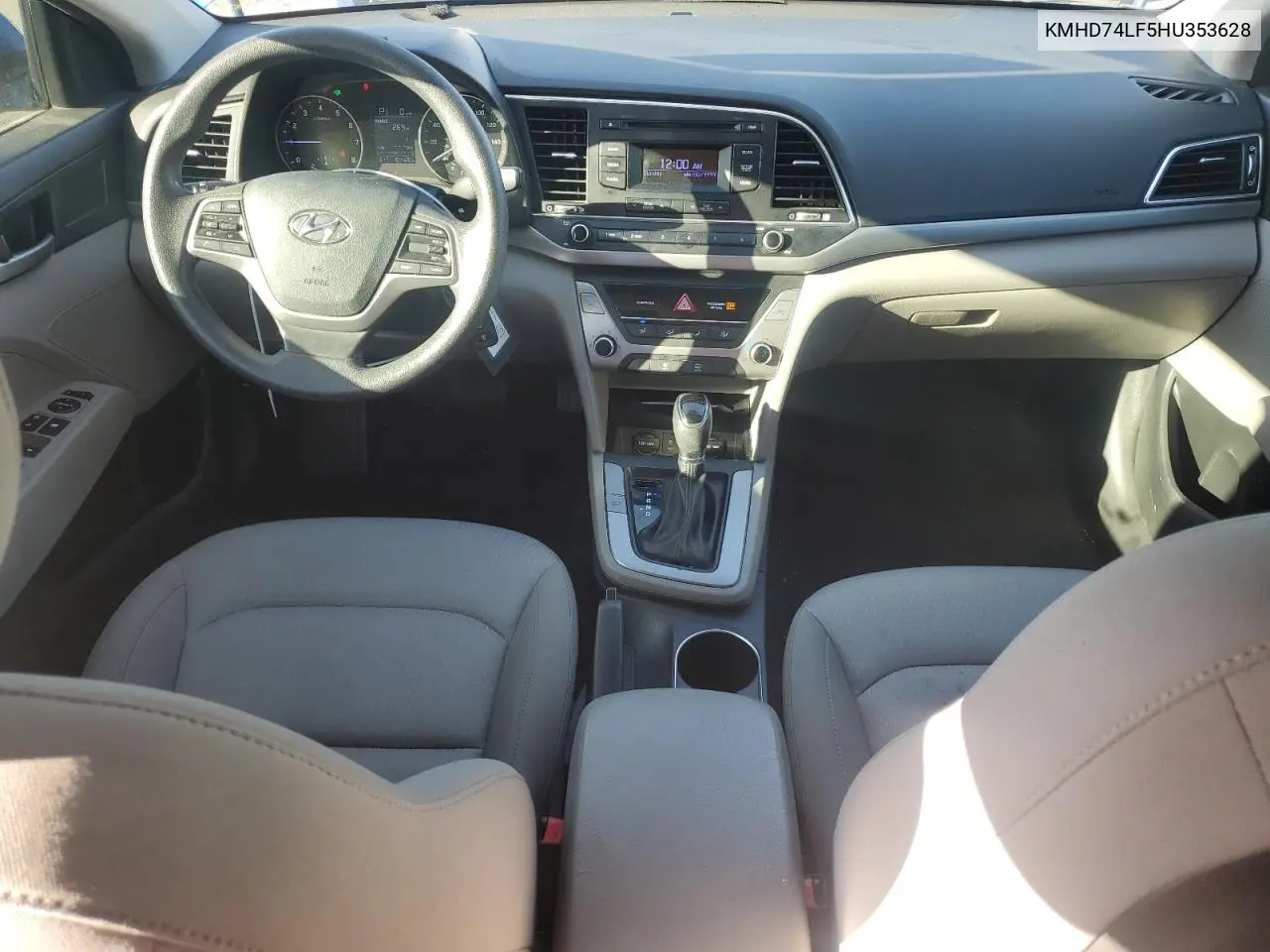 KMHD74LF5HU353628 2017 Hyundai Elantra Se