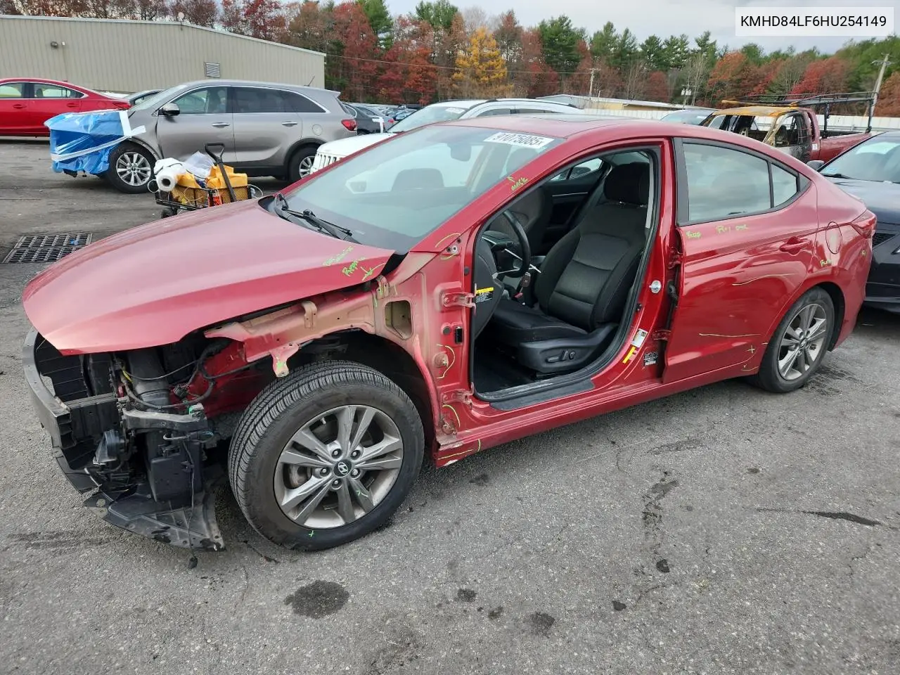 KMHD84LF6HU254149 2017 Hyundai Elantra Se