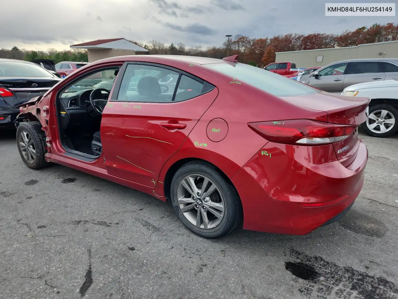 KMHD84LF6HU254149 2017 Hyundai Elantra Se