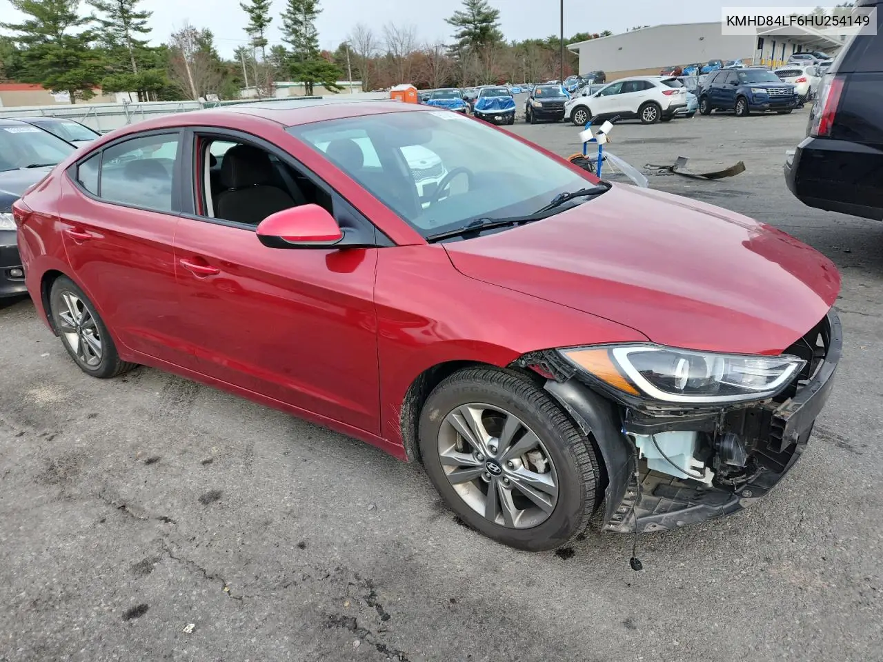KMHD84LF6HU254149 2017 Hyundai Elantra Se